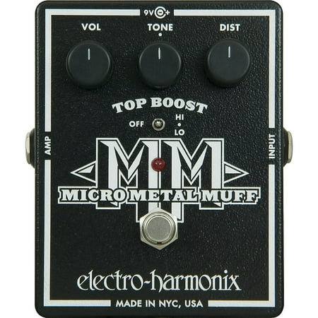 Electro-Harmonix XO Micro Metal Muff Distortion Guitar Effects (Best Distortion Pedal For Black Metal)