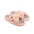thumbnail image 2 of Barbie - Pantuflas de Peludito Slip-on Diseño Cruzado para Mujer (Rosa, Negro), 2 of 6