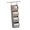 Gray, variant on CEORPER 4 rank Stackable Hanging Storage Bag For Clothes Household Items