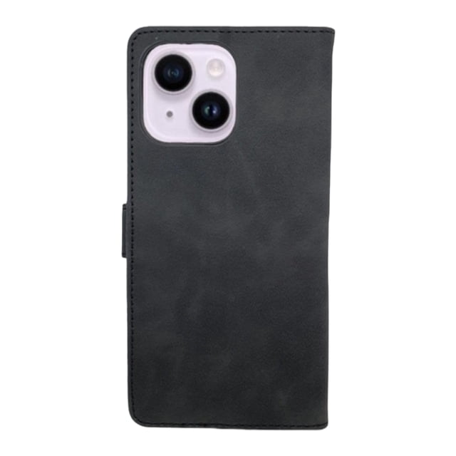 Funda Cartera Suave Para iPhone 14 Cely Vesmir Negro Con 2 Micas