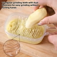 thumbnail image 4 of Clearance! Vegetables Grater With Handle Potato Carrot Horseradish Cheese Fruits Grater With Tray, 4 of 7
