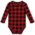 thumbnail image 4 of Hudson Baby Cotton Long-Sleeve Bodysuits, 3- Pack, Newborn- 24 Months, 4 of 5