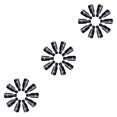 thumbnail image 1 of Jumpingount 10 piezas de acrílico Nail Art Soak Off Clip Cap Nail Polish Remover Wrap Accesorios de manicura, púrpura Type7 NO7 Jumpingount CBP119463, 1 of 6