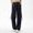 Black, variant on Women's High Waisted Cargo Pants Drawstring Wide Leg Utility Trousers with Pockets & Straps
