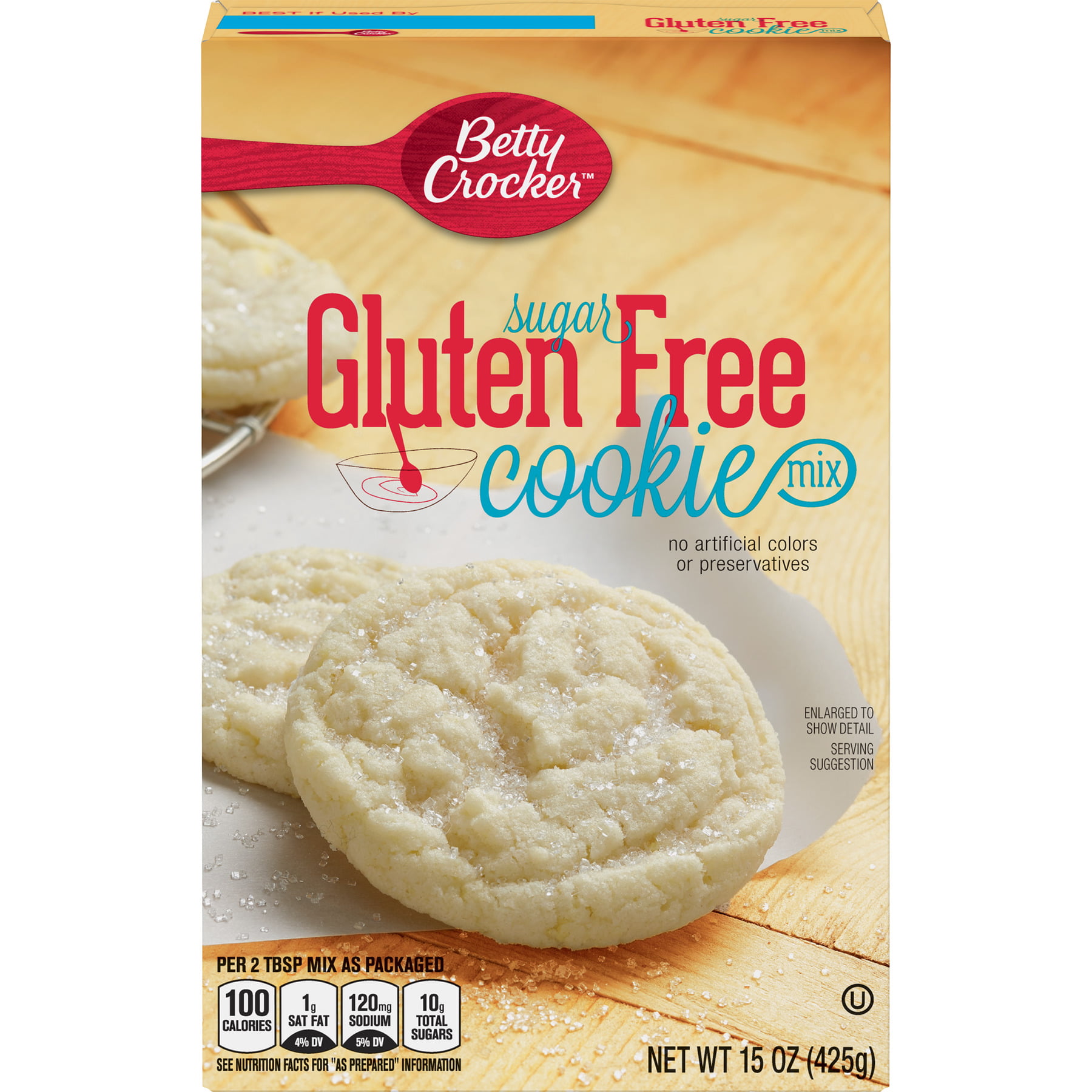 Betty Crocker Baking Mix Gluten Free Cookie Mix Sugar 15 Oz Box