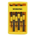 thumbnail image 1 of WorkPro 6-Piece Precision Screwdrivers, Phillips,Slotted Sizes,Plastic Case, 1 of 5
