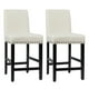 thumbnail image 1 of Costway Conjunto De 2 Taburetes De Bar, Taburetes De Tela Tapizados Con Respaldo Bajo Y Asiento Ancho, Con Diseño De Ribete De Tachuelas, Taburetes Para Cocina, Restaurante, Cafetería, Fácil Montaje, 1 of 6