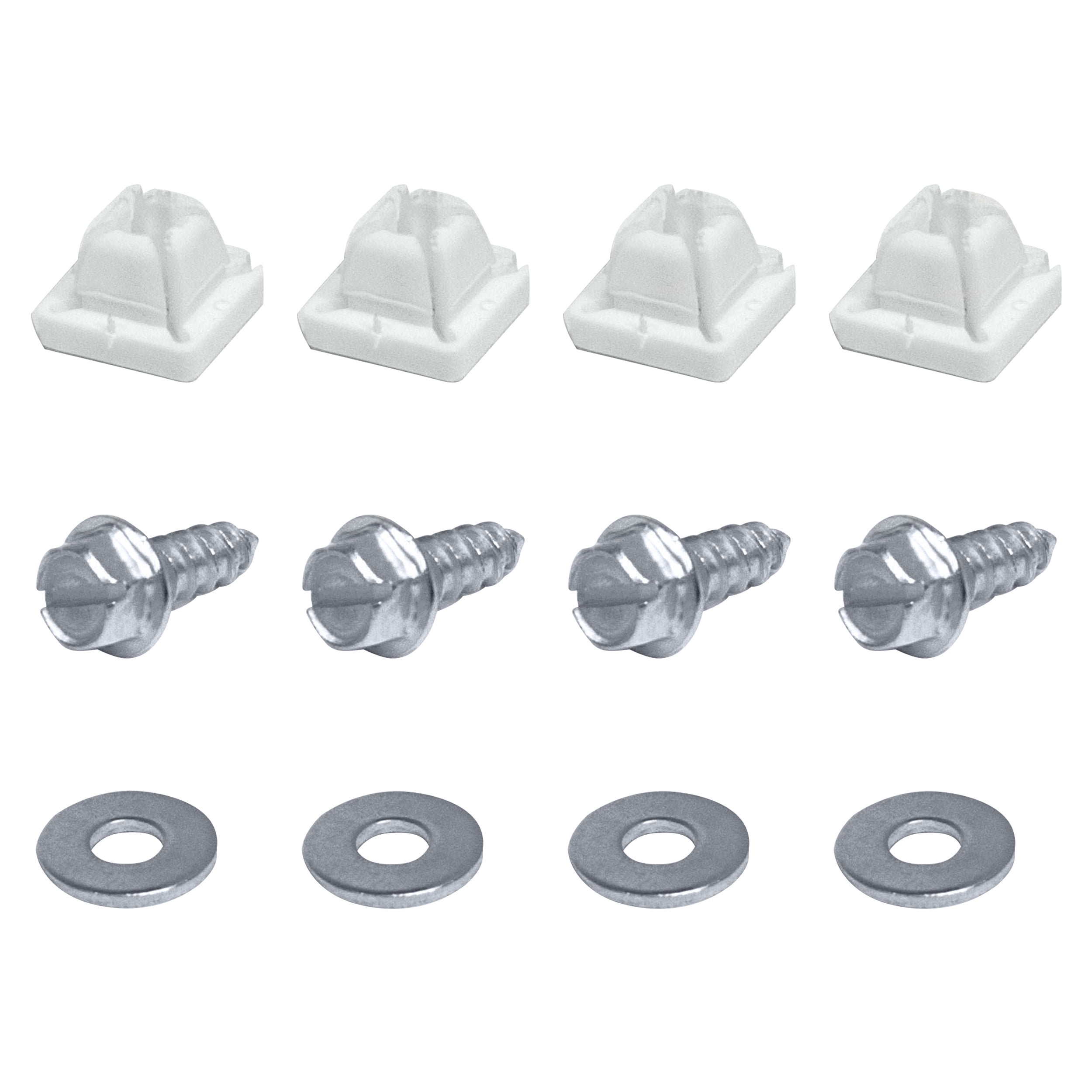 Auto Drive 12 Piece OEM Automotive License Plate Fasteners, 93370W