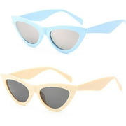 Lady Sunglasses Women Girls Lovely Shape Eyeglasses Small Frame Small Frame Eyeglasses Summer Beach UV400 Eyewear