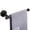 Matte Black, variant on Hand Towel Holder/Towel Ring, Thicken Stainless Steel Hand Towel Bar for Bathroom, Rustproof Wall Mounted Towel Rack, Contemporary Style Bath Accessories, 9 Inch (1 Pack, Brushed Nickel)