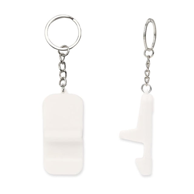SharkTRUE Portable Metal Plated Key Ring Mobile Phone Holder In Multiple Colors