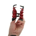 thumbnail image 3 of Unique Bargains 1 Pc Fashionable Button Design Hair Clips for Home Black Red, 3 of 5