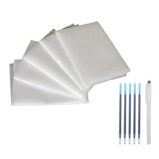 TEHAUX 16Pcs Soluble Tool rubbing Paper Water Soluble Paper Manual Cross  Stitch Material Drawing Material Wash Water Soluble Film Shirt Transfer  Film