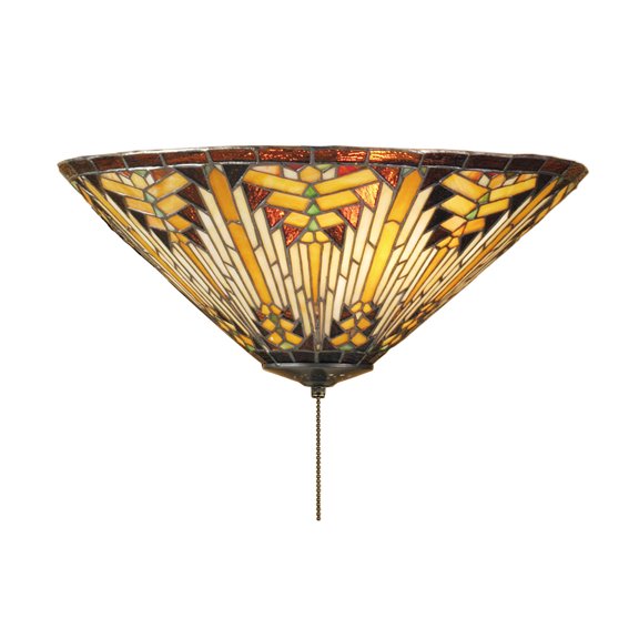 Meyda Lighting 17"W NUEVO Mission Flushmount