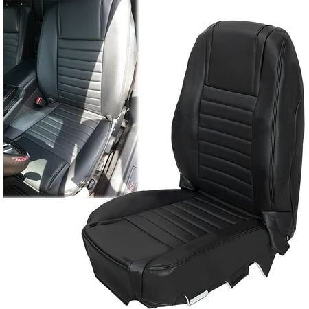 Kojem Artificial Leather Seat Covers Driver Bottom Black For 2007 2008 2009 Mustang Kojem Artificial Leather Seat Covers Driver Bottom Black For 2007 2008 2009 Mustang