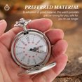 thumbnail image 2 of Shisuyan Montre de Poche Argent 1Ensemble 1.8 Po Design Rétro pour Hommes et Femmes, 2 of 8