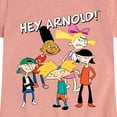 thumbnail image 3 of Hey Arnold! - Group Shot - Toddler And Youth Girls Short Sleeve Graphic T-Shirt, 3 of 5