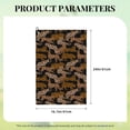 thumbnail image 4 of Kdxio Leopard Print Pattern Golf Towel (24" X 16") with Carabiner Clip - The Convenient Golf Cleaning Towel, 4 of 8