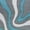 Grey-blue, variant on Modern Area Rug with Wave Pattern