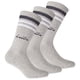 thumbnail image 1 of Calcetines de Tenis Unisex Diadora - Paquete de 3, Logotipo, Rayas Gris 43-46, 1 of 3