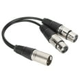 thumbnail image 3 of Audio Balanced XLR Cord, 3 Pin Audio Balanced Cable Stereo  For Audio Adapter, 3 of 8