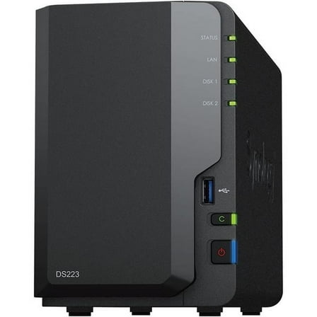 NAS  2bay DiskStation - Diskless, Black