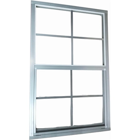 Shed Windows 22x36 (1-Pack) | Sliding Windows with Screens | Flush Mount, Aluminum Frames for Sheds, Chicken Coops & Playhouses (Mill)