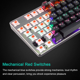 thumbnail image 4 of Teclado mecánico para juegos con cable retroiluminado con LED RGB, teclado mecánico para juegos 104 para jugadores de PC y trabajo Adepaton 2033359-5, 4 of 9