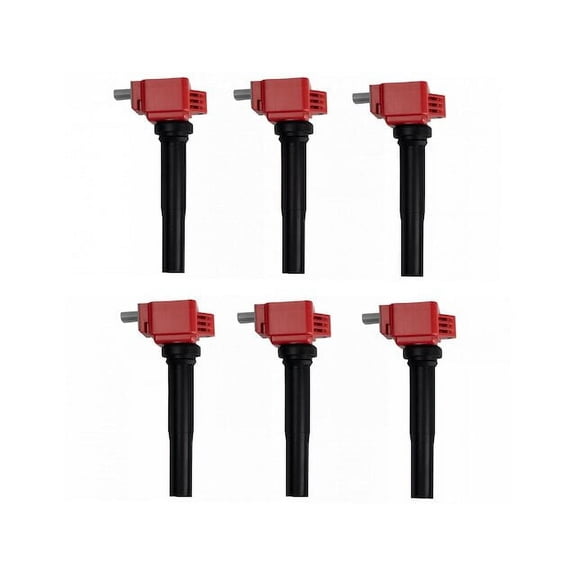 Ignition Coil Set 6 Piece - Compatible with 2015 - 2017 Ford F-150 2.7L V6 2016