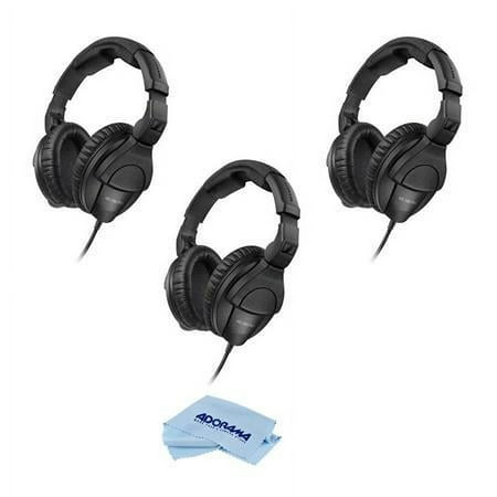 UPC: 0192223093195 | 3 Pack HD 280 PRO Closed Around-the-Ear Monitoring Headphones – With Microfiber Cloth