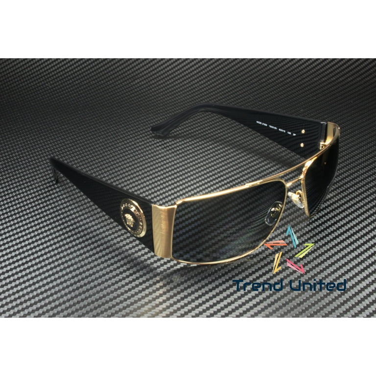 VERSACE サングラス メドゥーサ プラーク ジオメトリック サングラス ブラック