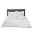 thumbnail image 6 of Chic Home Miliani 4-Piece Solid Color Cotton Comforter Set, Queen, Grey, 6 of 6