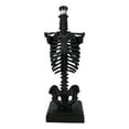 thumbnail image 4 of Gothic Ossuary Black Skeleton Rib Cage Torso Human Anatomy Table Lamp With Shade, 4 of 10