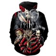 thumbnail image 4 of Nuevas sudaderas con capucha para hombre, sudaderas con estampado de payaso de película de terror, sudaderas con capucha de moda con estampado 3D, tendencia urbana de otoño, ropa para hombre de gran t, 4 of 5