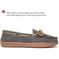 thumbnail image 2 of Minnetonka Women's Pile Lined Hardsole Moccasin Slippers, 2 of 6