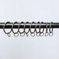 thumbnail image 3 of Uxcell 1.3'' Curtain Rings W Eyelet for Curtain Rod Metal Copper Tone 20pcs, 3 of 7