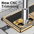thumbnail image 5 of Dteck for Samsung Galaxy Z Fold 6 2024 Case with Built in Screen Protector, Aluminum Alloy Kickstand Case with Pen, Removable Hinge Protection Holder Full Body Protective Cover,Black + Dark Gold, 5 of 7