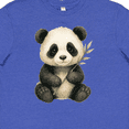 thumbnail image 4 of Inktastic Adorable Panda with Bamboo Illustration Youth T-Shirt, 4 of 5
