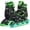 Green, variant on Blade Roller Skates for Boys Girls with Light Up Wheel,Adjustable Inline Skates for Kids Ages 6-12 Outdoor & Indoor Black