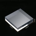 thumbnail image 2 of Acrylic Display Stand Base 4x4x1 Inch Solid Clear Square Display Riser, 2 of 5