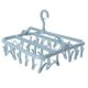thumbnail image 1 of Percha de plástico plegable para secar calcetines, soporte para múltiples cabezales, estante cuadrado multifuncional para colgar ropa interior, 1 of 6
