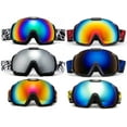 thumbnail image 1 of Cloud 9 - Snow Goggles "Wildcat" Adult Anti-Fog Wide Angle Framless UV400 Snowboarding Ski in Green, 1 of 4