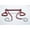 Red, variant on Creative Cedar Designs Ultimate Trapeze Bar w/ Triangle Rings- Green