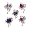 thumbnail image 3 of Boda Dama de honor Muñeca Flor falsa Flor de mano artificial Pulsera floral Pulsera de mujer Advancent JJ25182-04, 3 of 6