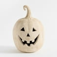 thumbnail image 3 of Hallowmas Handcrafted Jack O'-Lantern a Handmade Terracotta Pumpkin for Farmhouse Fall Decor & Halloween Decorations for Home, 3 of 7