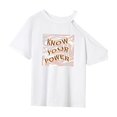 thumbnail image 3 of Camiseta para mujer con cuello redondo, camiseta básica para oficina, regalo del día de San Valentín S, 3 of 7
