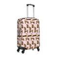 thumbnail image 3 of Daiia Leopard Print Luggage Cover, Thickened Washable Travel Luggage Covers, Elastic Unique Baggage Covers for 18-20 inch Luggage-Small, 3 of 9