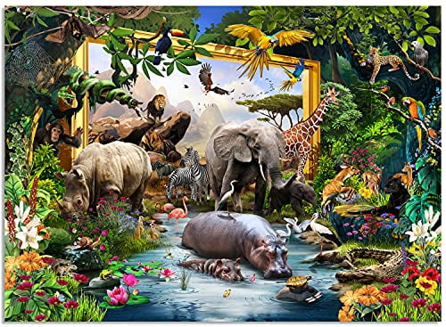 Planet 3000 Piece Puzzles for Adults HD Image with Non Glare Finish No Puzzle Residue 3000 Piece Jigsaw Puzzles for Adults Kids