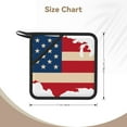 thumbnail image 3 of Disketp American Flag Map Pot Holders Kitchen Insulation Mats Heat Resistant Pot-Holder Oven Anti-Scald Pads for Cooking Baking, 7.1*7.1inch, 3 of 8