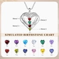 thumbnail image 2 of Custom Birthstone Name Necklace For Women Mother Personalized Mothers Day Gifts For Mom Necklace For Mother Daughter[Z278], 2 of 2